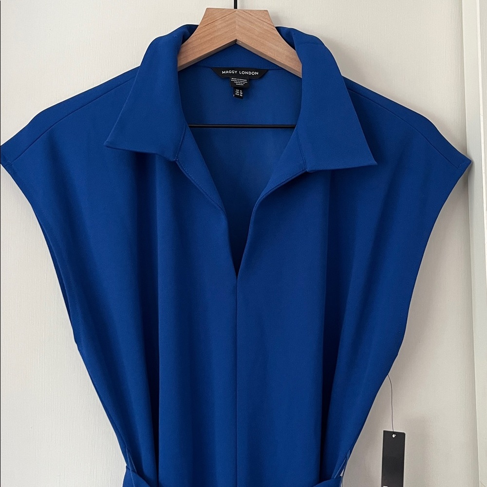 Maggy London Royal Blue Midi Dress - Picture 4 of 6
